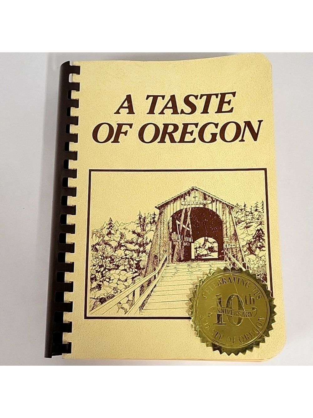 A Taste of Oregon Cookbook from 1990 - Junior League of Eugene